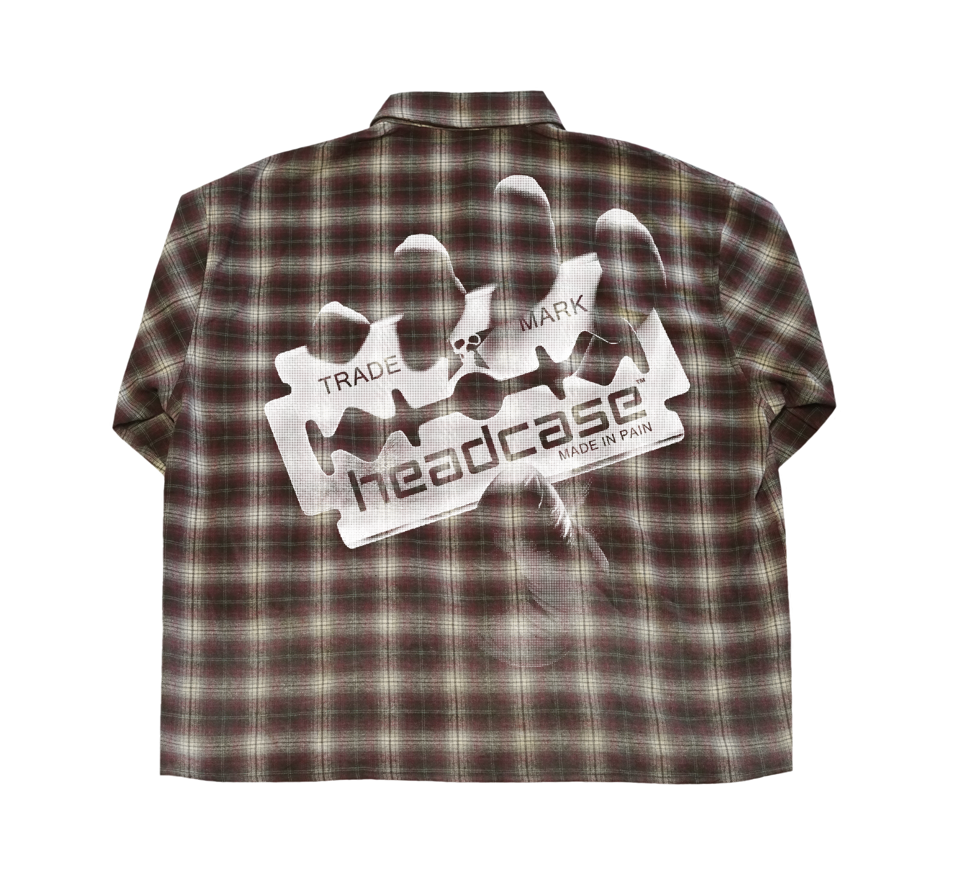 "RAZOR" SUN-DRIED DISTRESSED FLANNEL (RED)