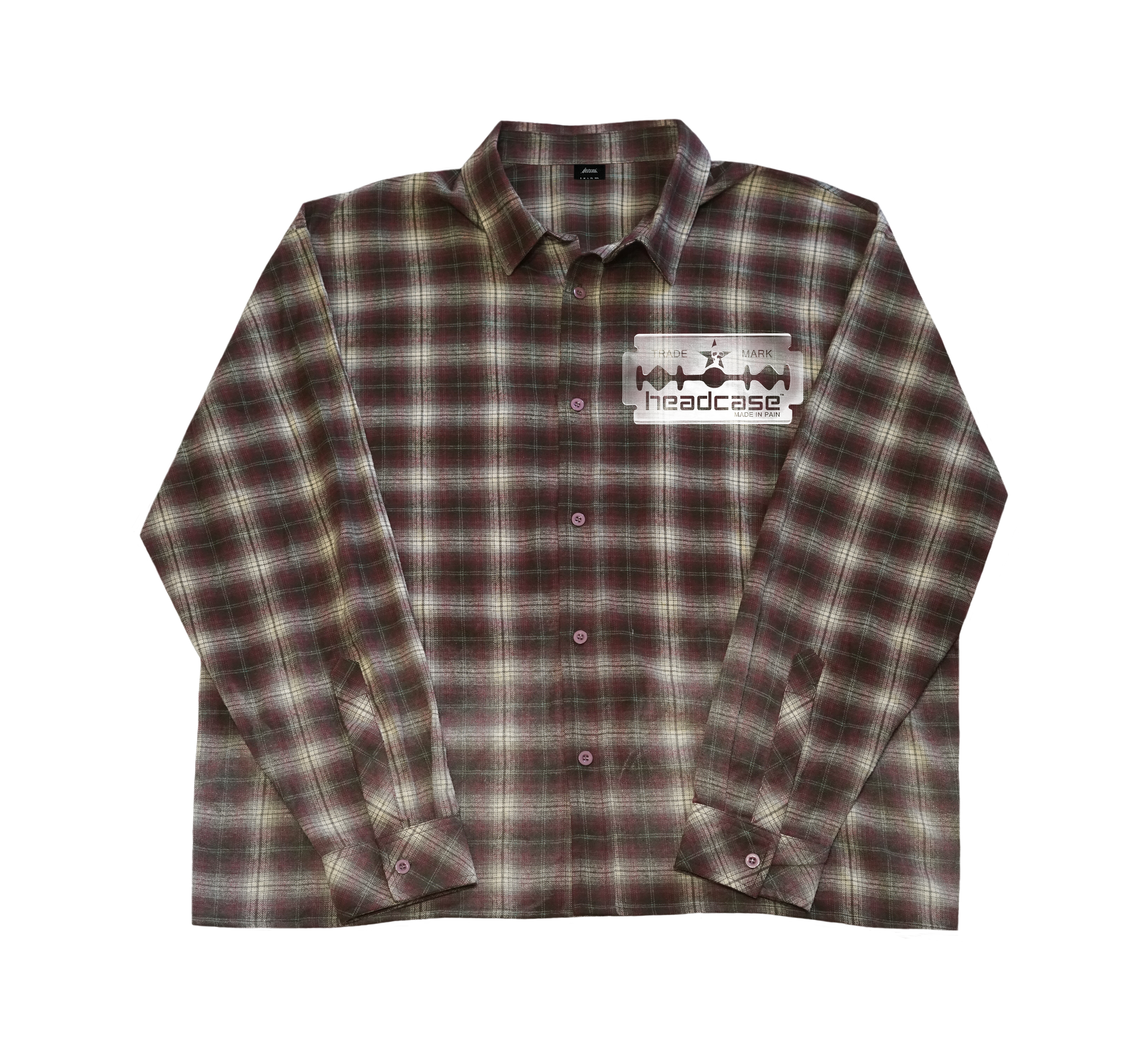 "RAZOR" SUN-DRIED DISTRESSED FLANNEL (RED)
