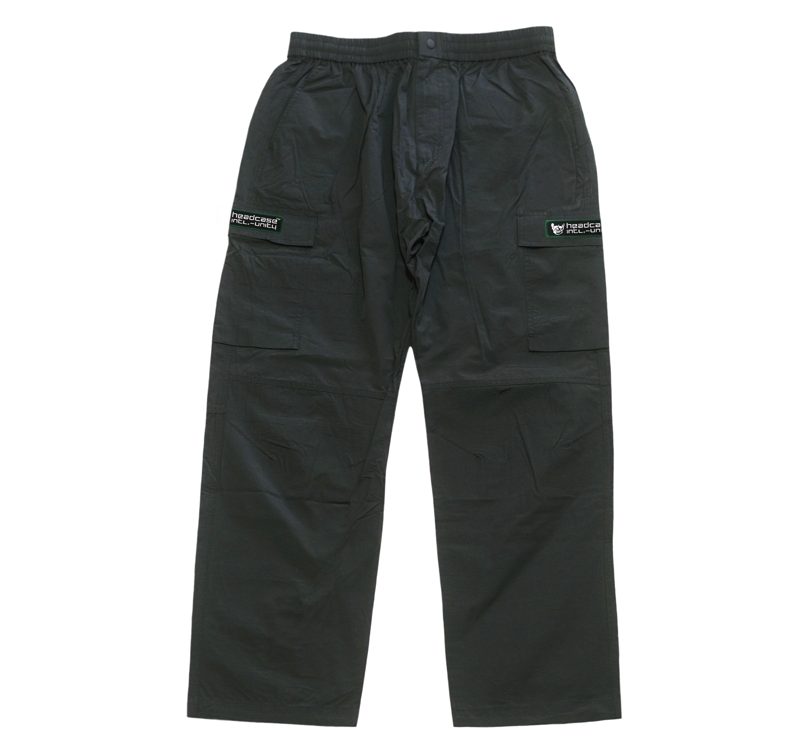 "UNION" WINDBREAKER CARGO PANTS (BLACK)