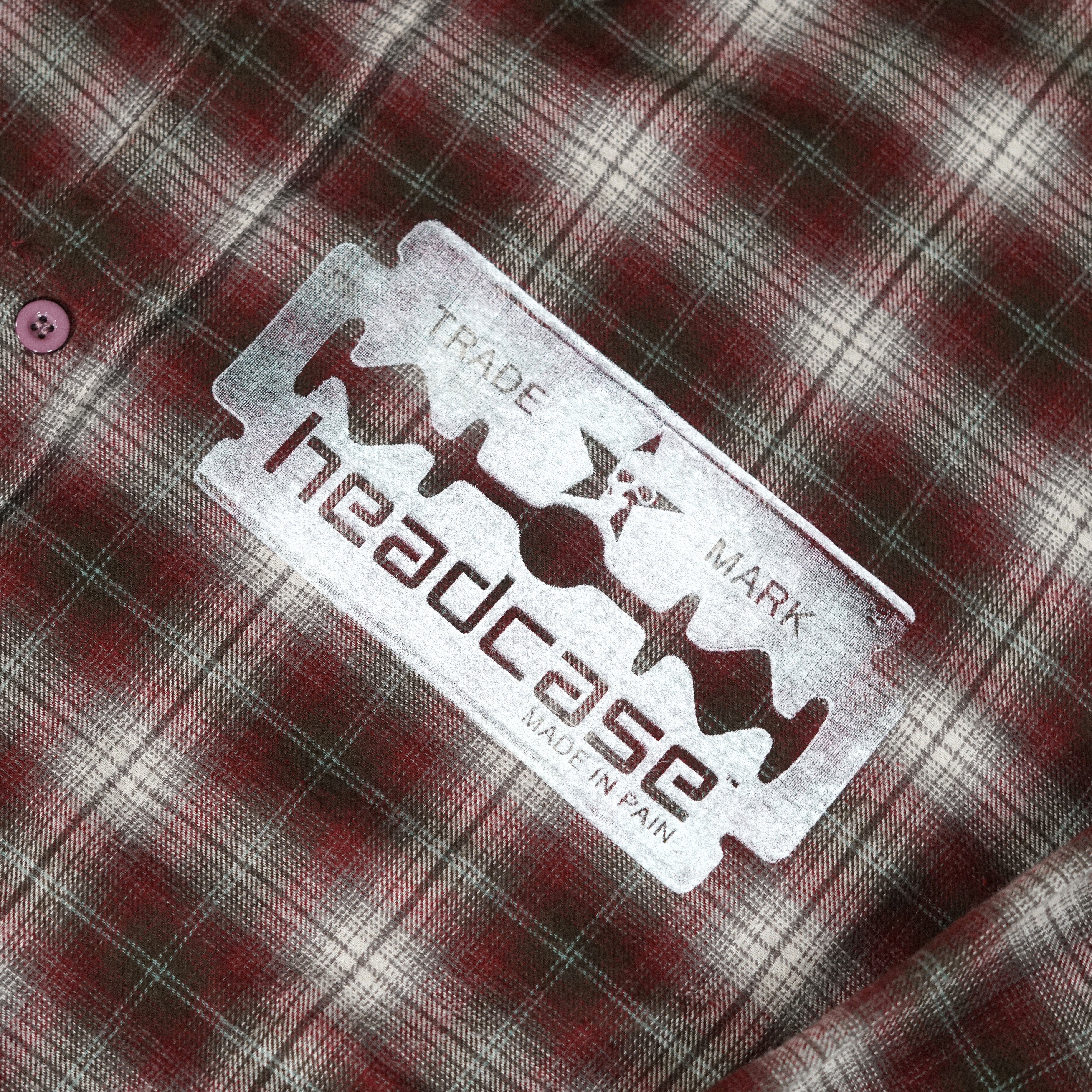 "RAZOR" SUN-DRIED DISTRESSED FLANNEL (RED)