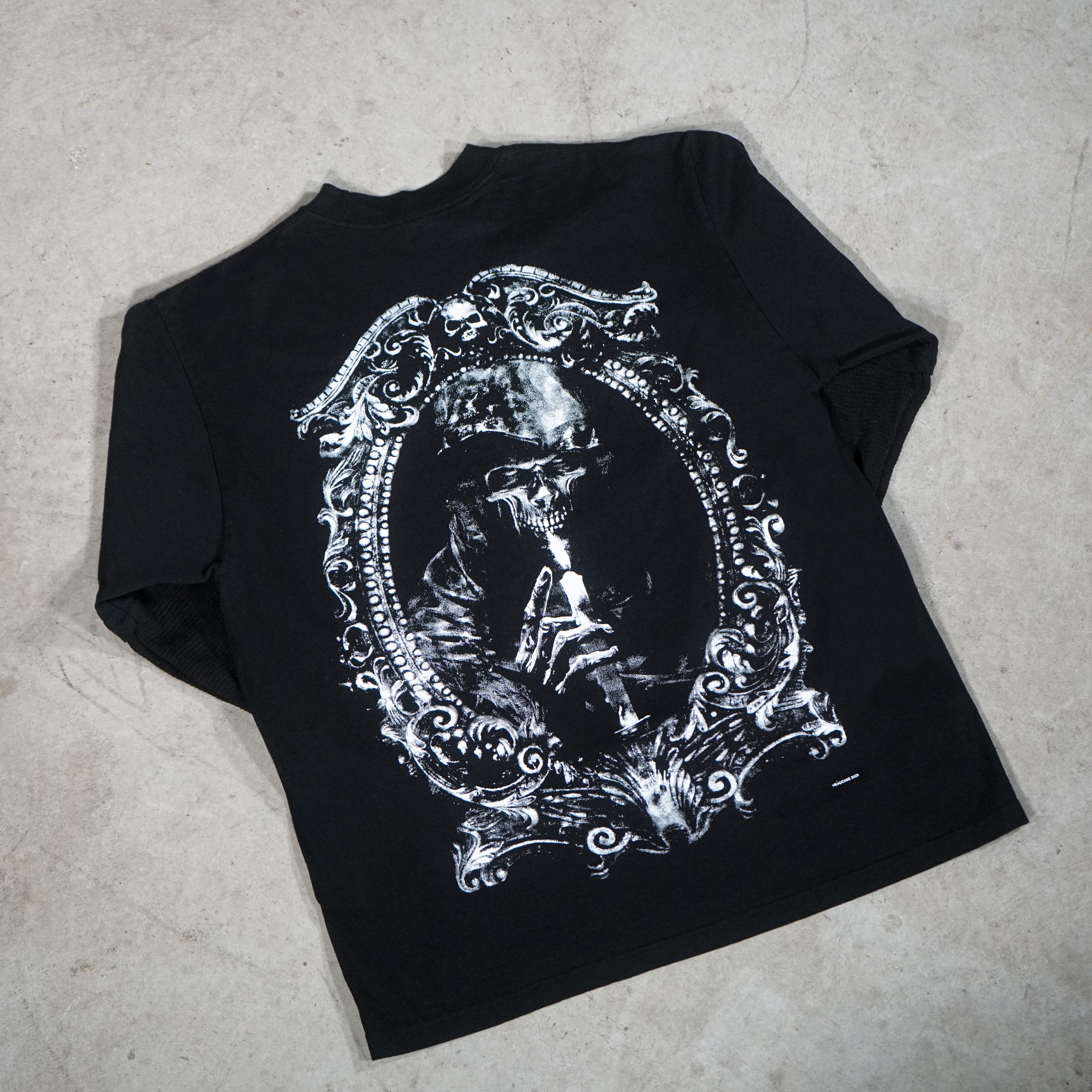 "MIRROR" CUT & SEW LONG SLEEVE (BLACK)