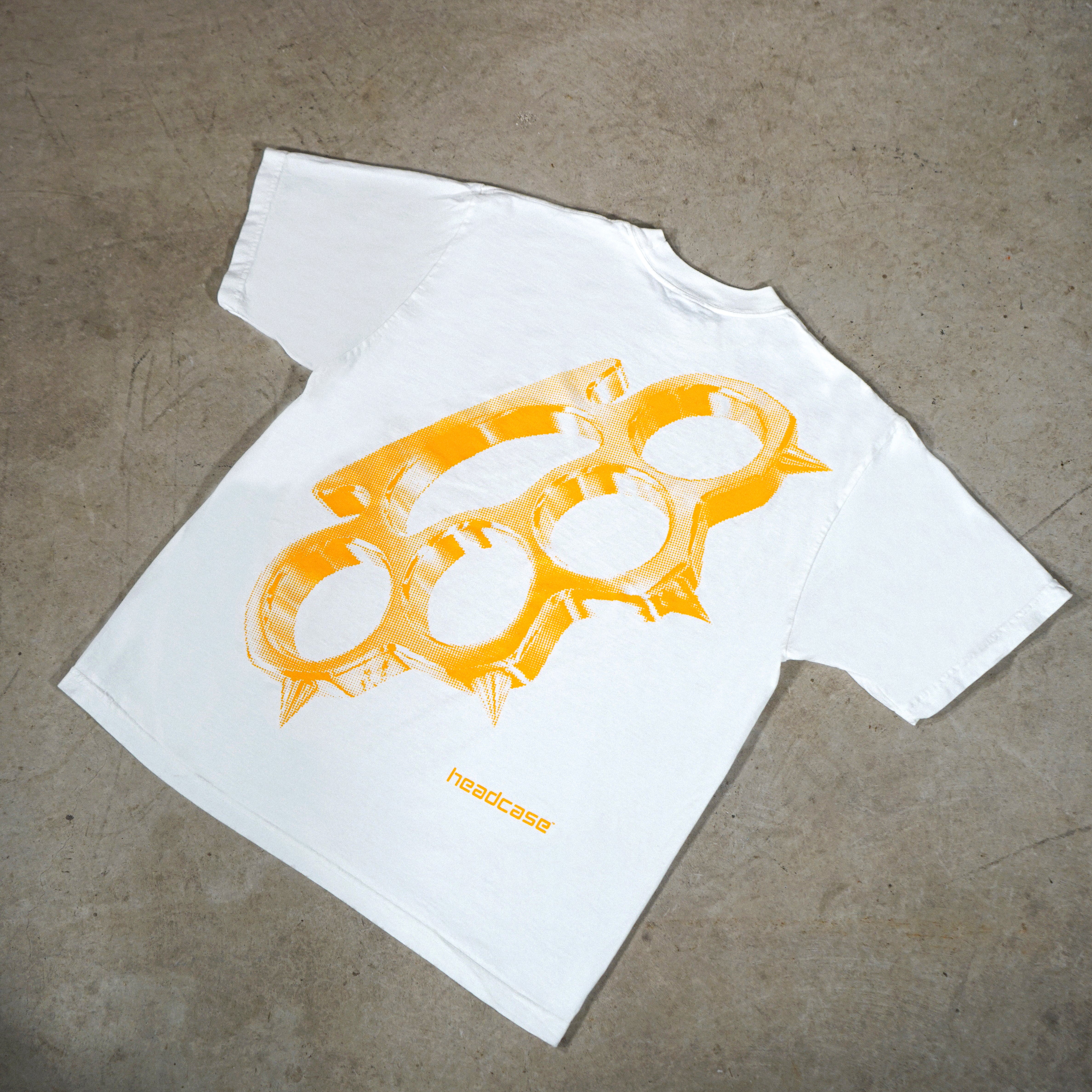 "BRASS KNUCKLES" T-SHIRT (WHITE)