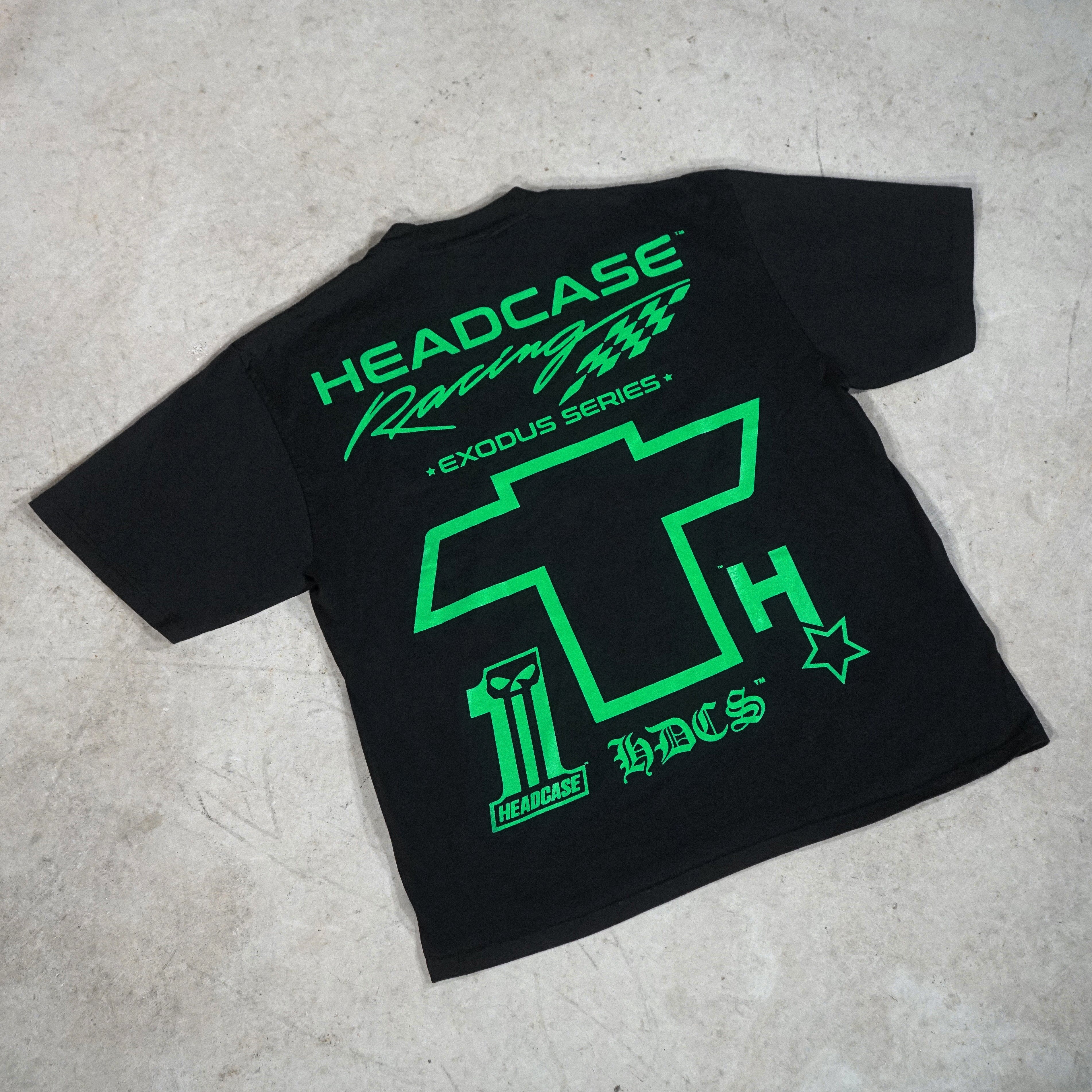 "RACING" T-SHIRT (BLACK)