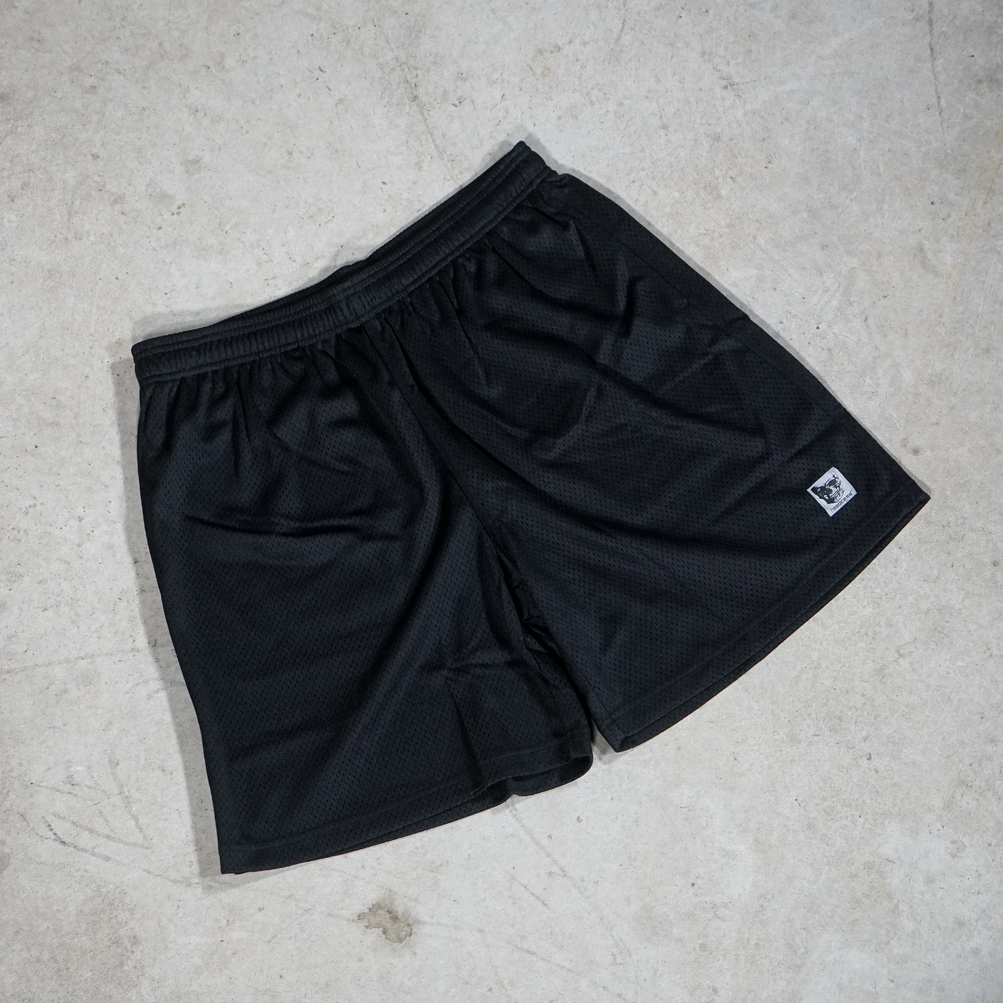 "UNION" MESH SHORTS (BLACK)