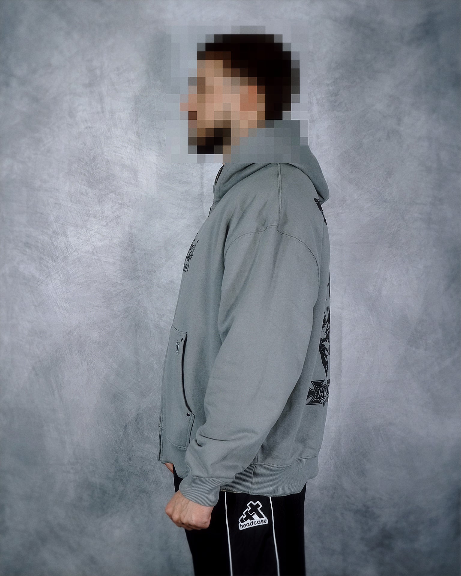 "DIVISION" REVERSIBLE HOODIE