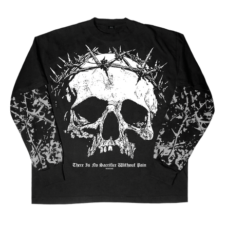 "SACRIFICE" CUT & SEW LONG SLEEVE (BLACK)