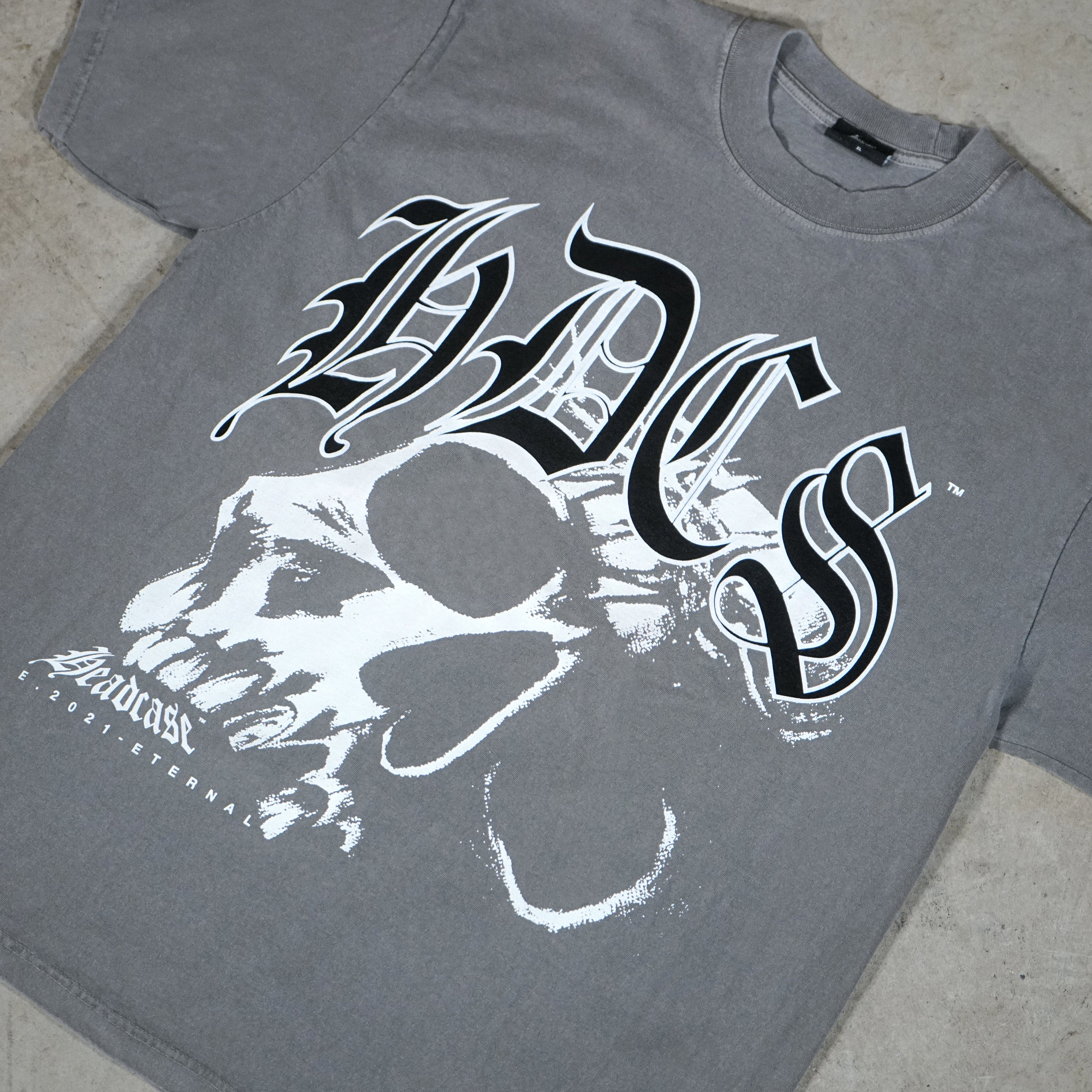 "CROWN" T-SHIRT (CEMENT)